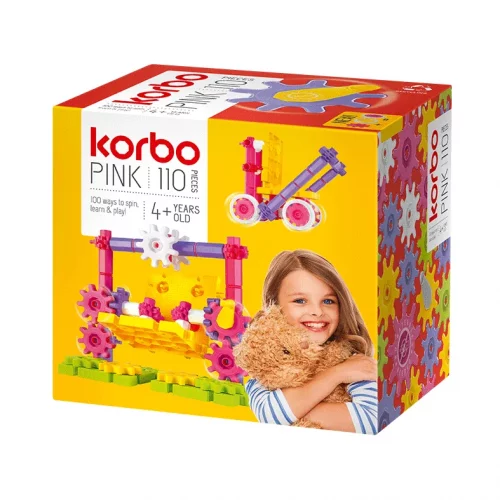 Klocki Korbo Pink 110