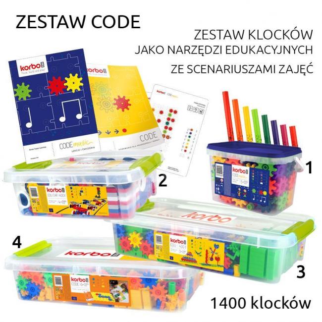 ZESTAW Klocków KORBO CODE